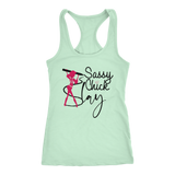 Sassy Chick Slay Racerback Tank Top - Mint | Shop Sassy Chick
