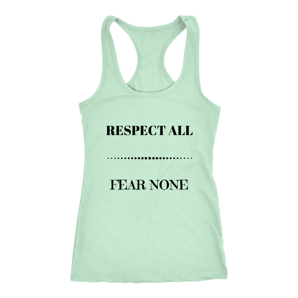 Respect All Racerback Tank Top - Mint | Shop Sassy Chick