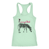 Zebra Chick Racerback Tank Top - Mint | Shop Sassy Chick