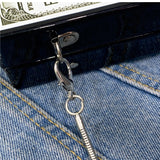 Dollar Pattern Clutch Bag