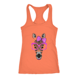 Zebra Racerback Tank Top- Orange | Shop Sassy Chick