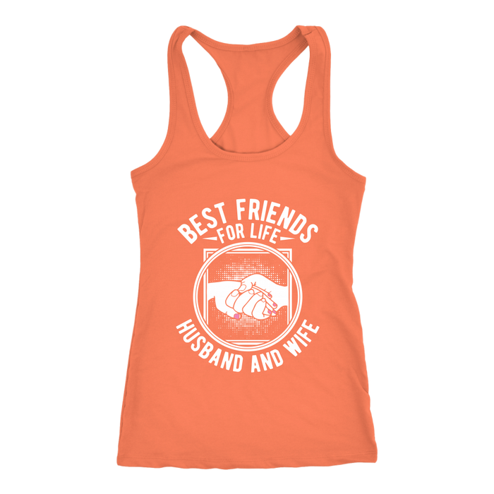 Best Friends Racerback Tank Top - Orange | Shop Sassy Chick