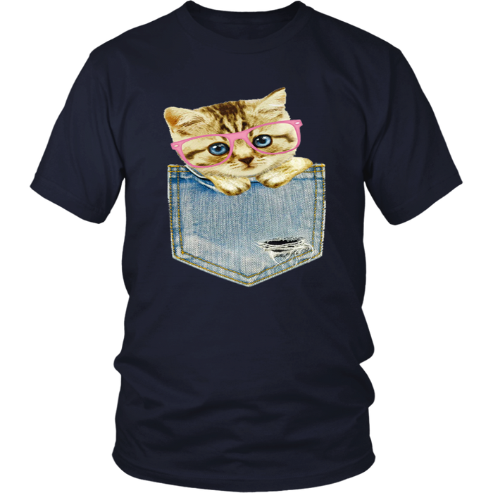Pocket Cat T-Shirt - Shop Sassy Chick 