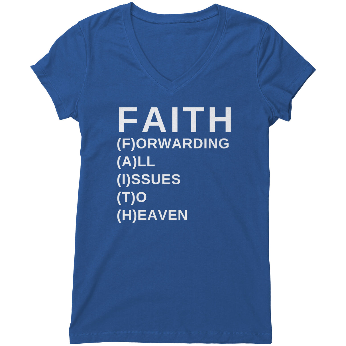 "Faith 2" V-neck Shirt