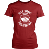 Best Friends Women's Unisex T-Shirt - Red  | Shop Sassy Chick