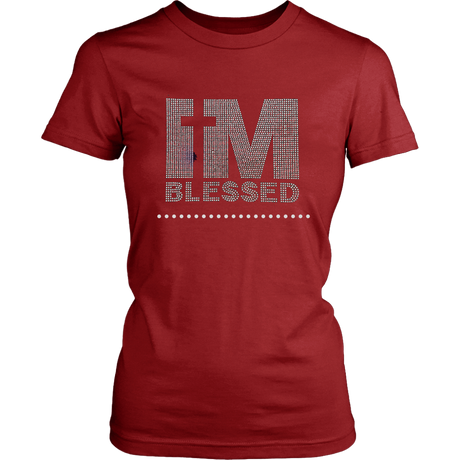 I'm Blessed Women's Unisex T-Shirt - Red | Shop Sassy Chick