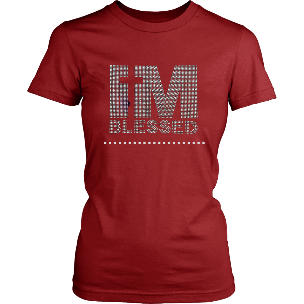 I'm Blessed Women's Unisex T-Shirt - Red | Shop Sassy Chick