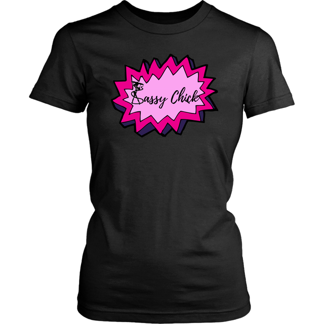 Sassy Power Women's Unisex T-Shirt - Black | Shop Sassy Chick