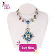 Geometric Fashion Crystal Necklace