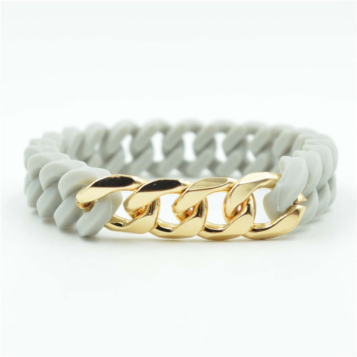 Silicone Twist Energy Chain Bracelet