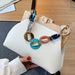 Acrylic Chain Wooden Clip Bag