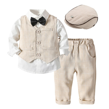 Toddler Khaki Cotton Suit