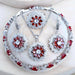 Bridal Cubic Zirconia Necklace Set