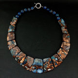 Mixed Color Sea Sediment Jasper Necklace