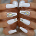 3D Rhinestones Fake Nails