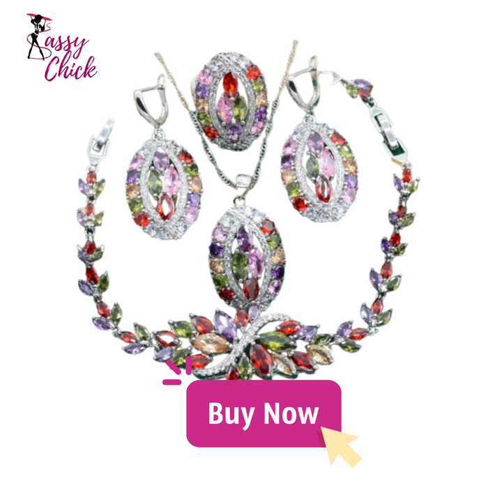 Multi Colors Jewelry Set