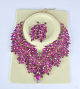 Luxurious Rhinestone Crystal Bridal Necklace