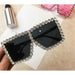 Oversized Rhinestone Crystal Sunglasses