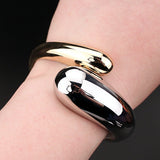 Wide-Opened Snake Bracelet Bangles