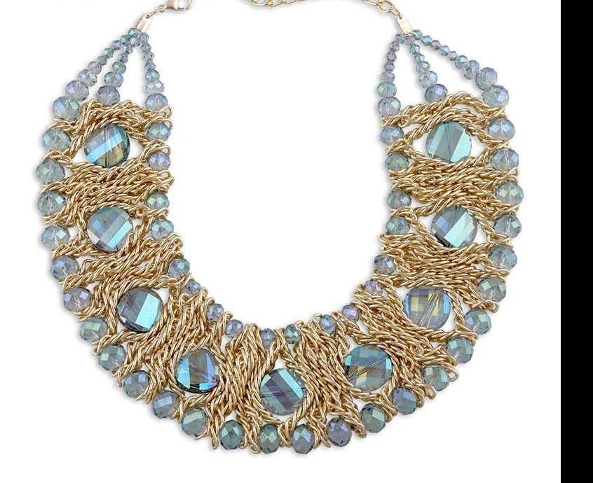 Design Women Crystal Necklace