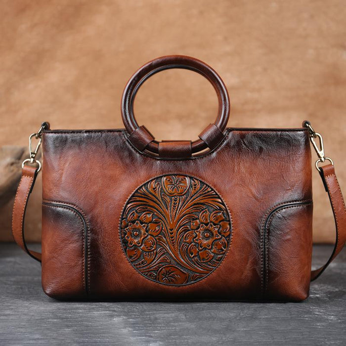 Retro High-Quality Leather Handbag