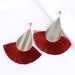 Rhinestone Boho Tassel Earrings
