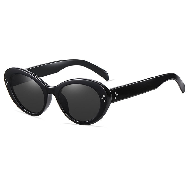 Vintage Rivet Cat Eye Sunglasses