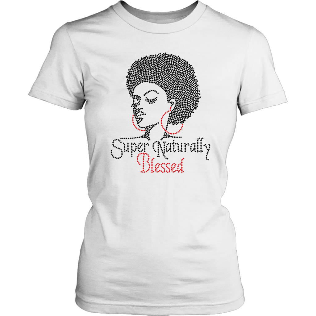 Super Naturally Blessed Women's Unisex T-Shirt - White | Shop Sassy Chick