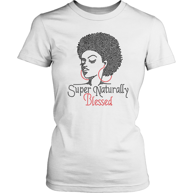 Super Naturally Blessed Women's Unisex T-Shirt - White | Shop Sassy Chick