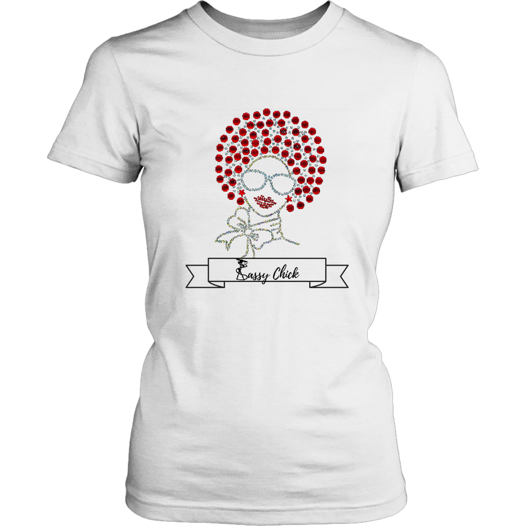 Red Afro Women's Unisex T-Shirt | Shop Sassy Chick