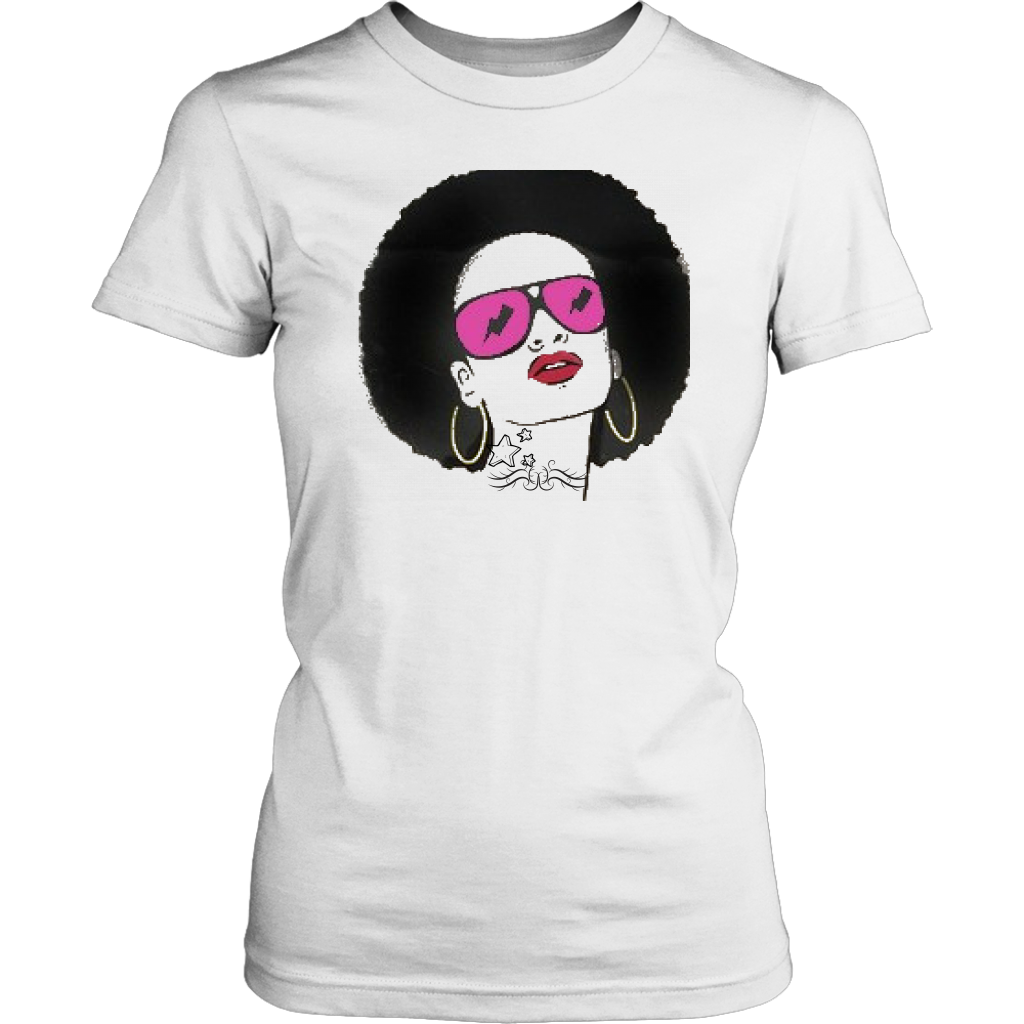 Cool Afro Women's Unisex T-Shirt | Shop Sassy Chick