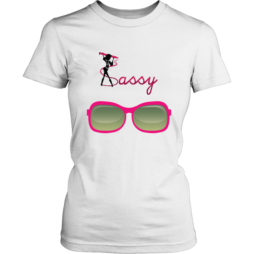 Glasses Women's Unisex T-Shirt - White | Shop Sassy Chick