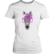 Zebra Women's Unisex T-Shirt - White | Shop Sassy Chick