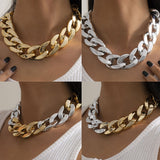 Model using Hip Hop Chain Necklace
