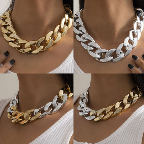 Model using Hip Hop Chain Necklace
