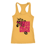 Sassy Chick Zebra Women's Racerback Tank - Yellow | Shop Sassy Chick