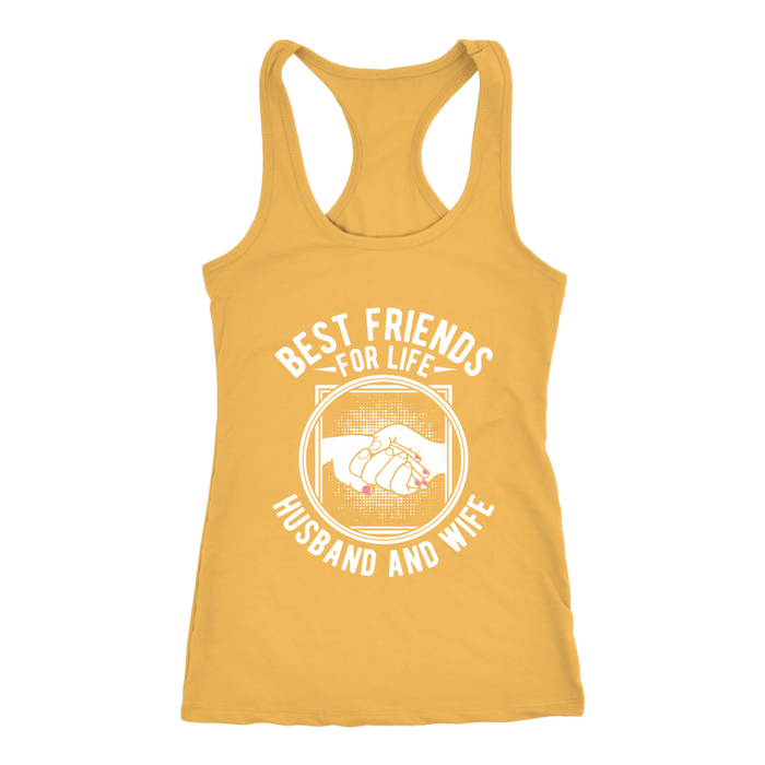Best Friends Racerback Tank Top - Yellow | Shop Sassy Chick