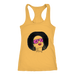 Sassy Afro Racerback Tank Top - Yellow | Shop Sassy Chick