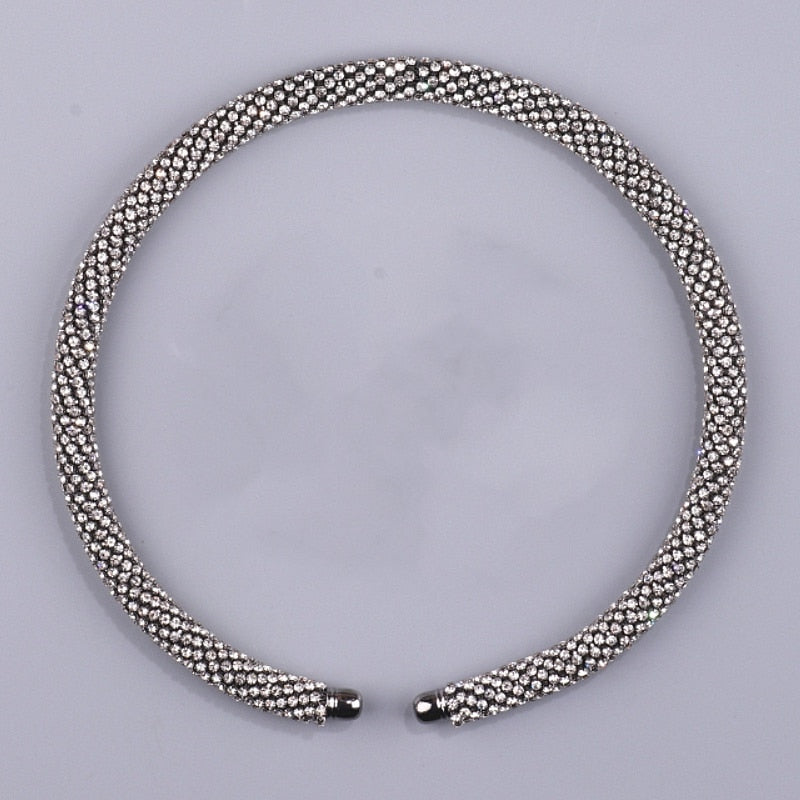silver necklace