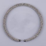silver necklace