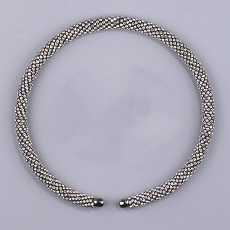 silver necklace