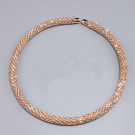 rose gold necklace