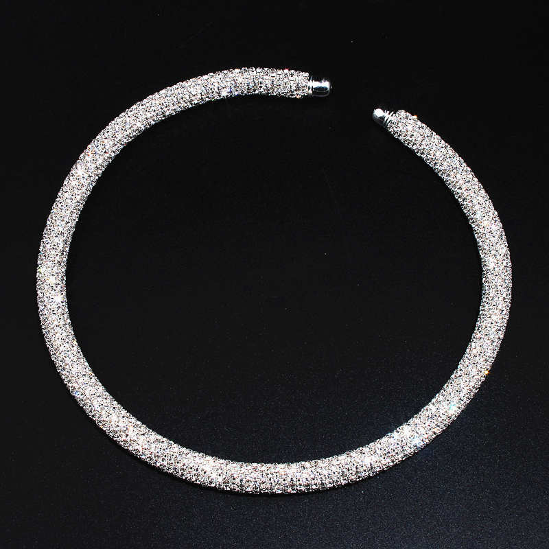 silver necklace