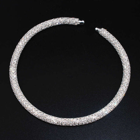 silver necklace