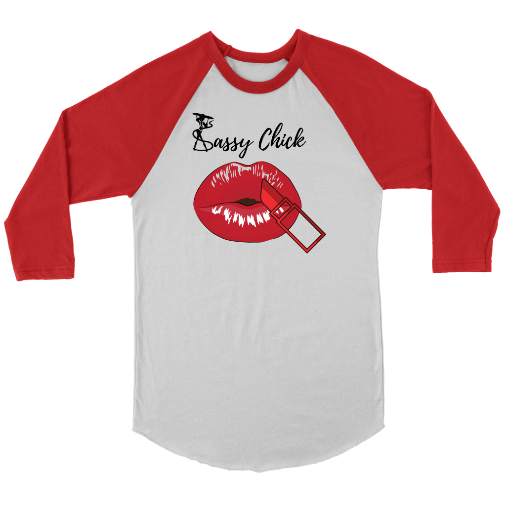Lipstick Women's Long Sleeve - Red | Shop Sassy Chick