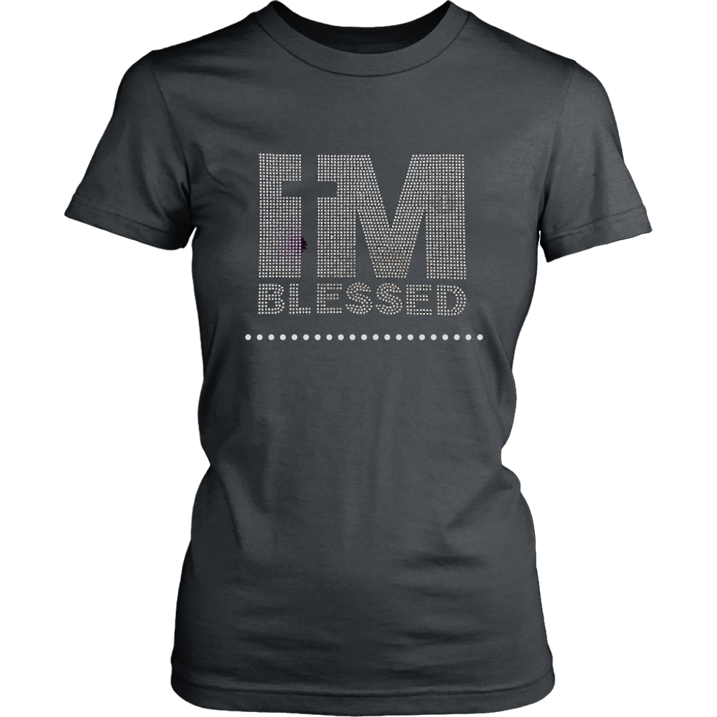 I'm Blessed Women's Unisex T-Shirt - Charcoal | Shop Sassy Chick