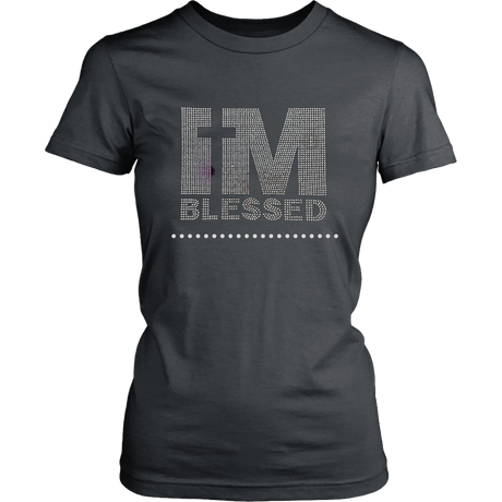 I'm Blessed Women's Unisex T-Shirt - Charcoal | Shop Sassy Chick