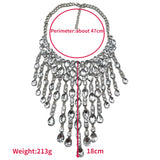Size of Red Crystal Necklace