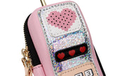 Close up Retro Phone Handbag