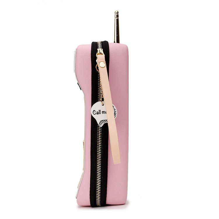 Side view of Retro Phone Handbag